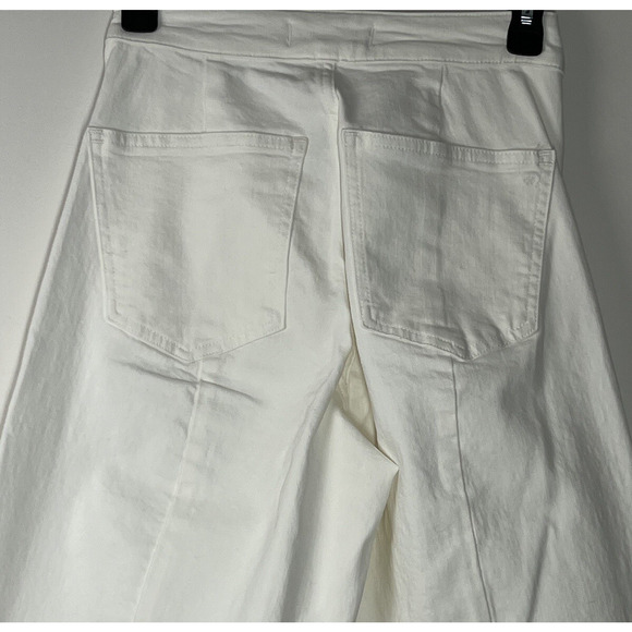 Madewell The Tall Curvy Emmett Wide Leg Jean 24T Tile White Welt Pocket Edition - Picture 4 of 13